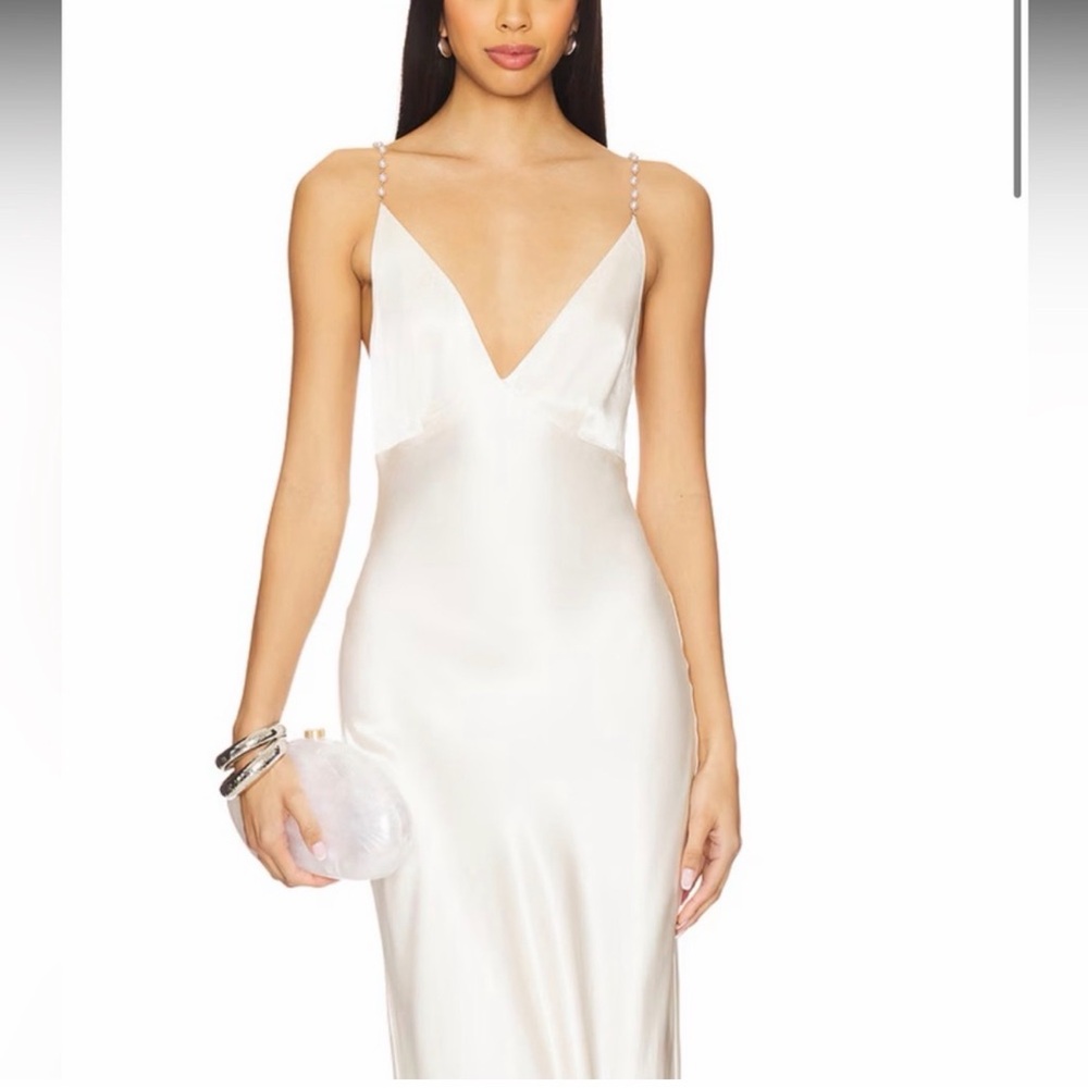 Astr White Maxi Dress